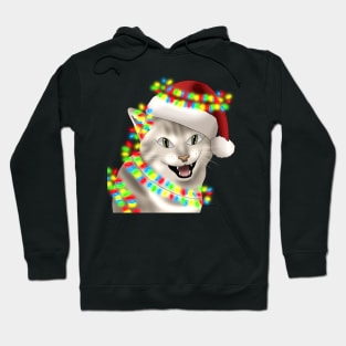 Merry Christmas Kitten Hoodie